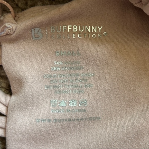Buffbunny Ivy Wrap Berry Ice Pink Sports Bra Size Small - Picture 6 of 10